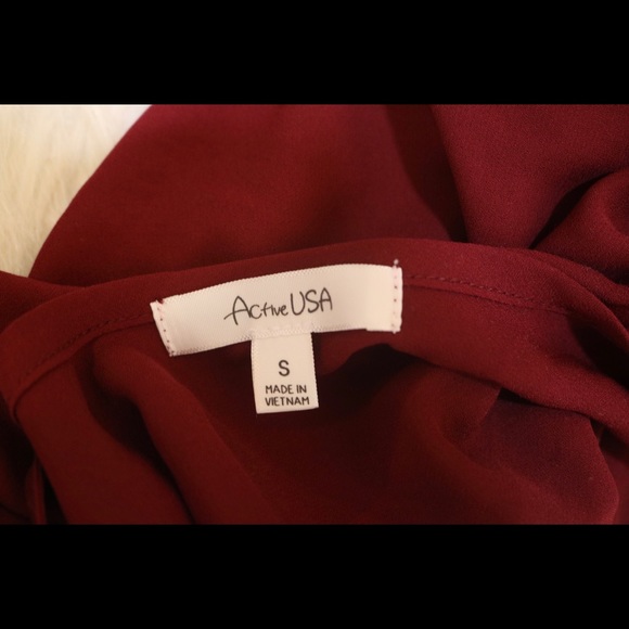 New red cami scoop neck tank top size small active - Picture 4 of 5